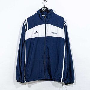 Adidas NYU Vtg Y2K Track Jacket Large | University Athletics Zip Up Navy